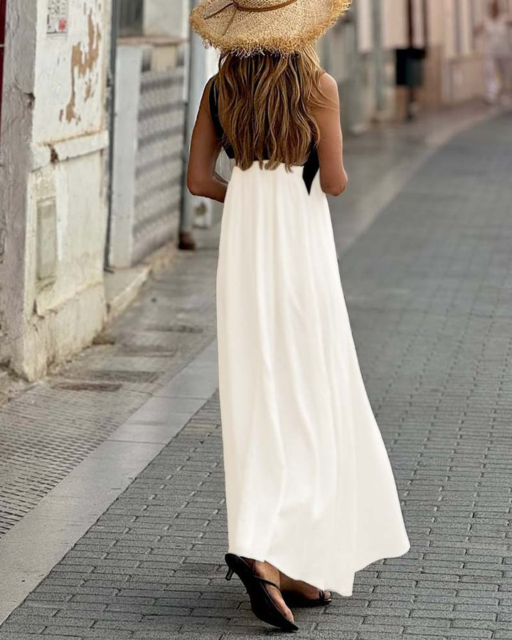 Hayden Narah | Cross-neck dress