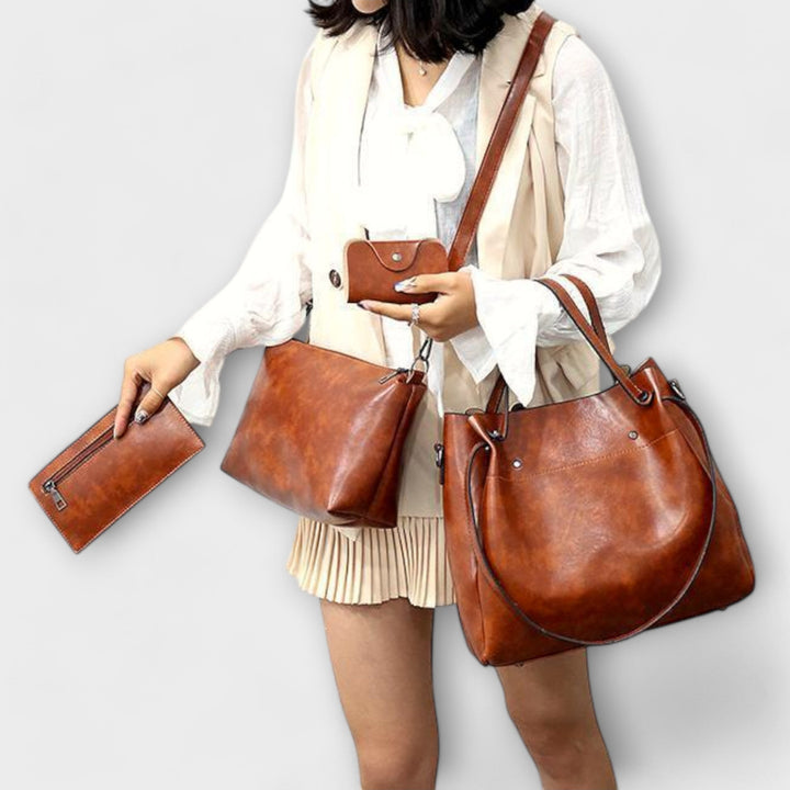 Azura - Set di borse vintage a 4 pezzi