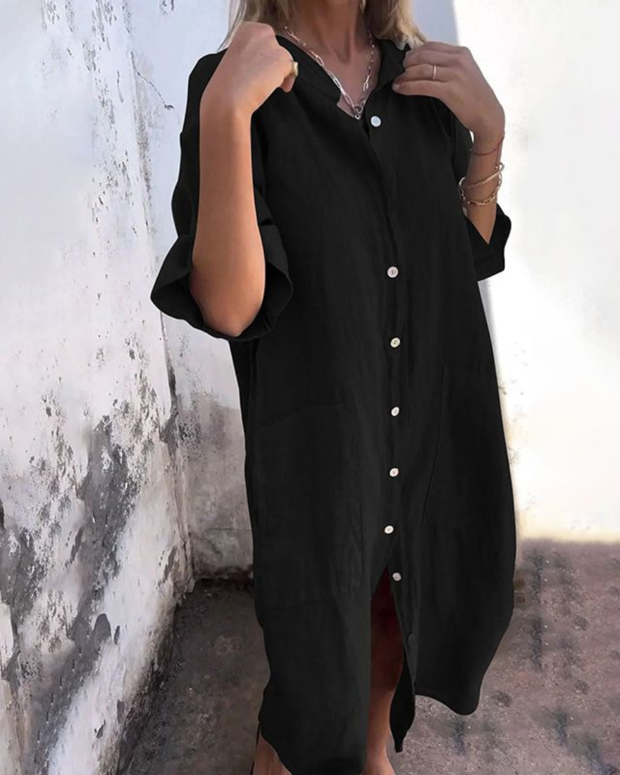 Hayden Alva | Ibiza-Inspired Shirt Dress