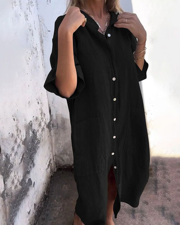 Hayden Alva | Ibiza-Inspired Shirt Dress