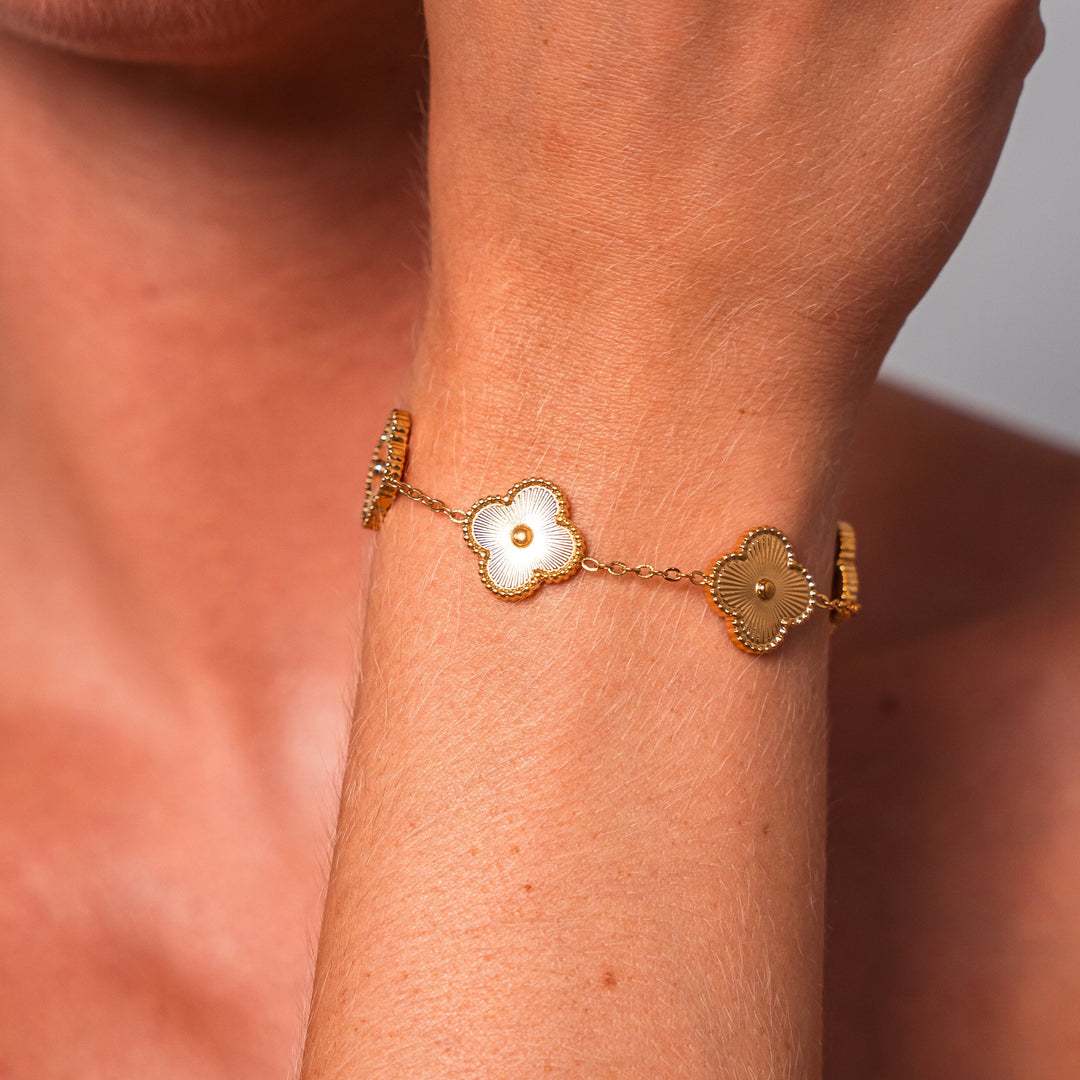 Four-Leaf Clover Bracelet