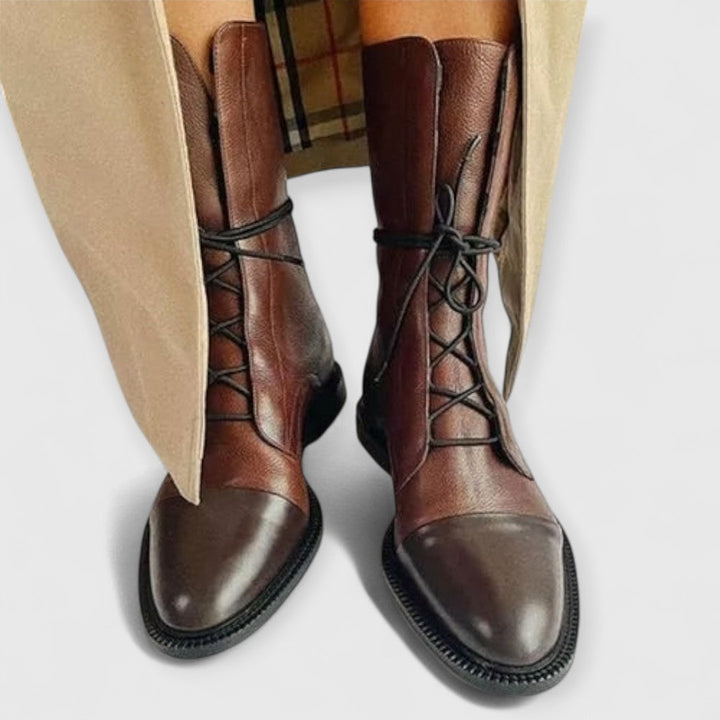 Althea™ | Classic Lace-Up Ankle Boots