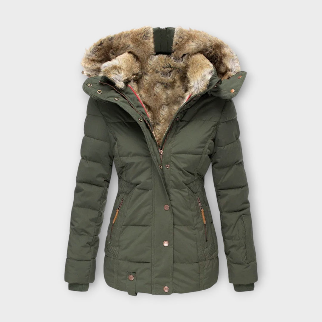 Ava | Elegant Faux Fur Jacket